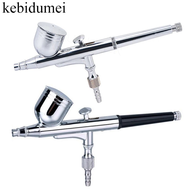 0.3mm çift eylem Airbrush püskürtme tabancası havasız hava yerçekimi modeli besleme püskürtme tabancası için vücut boyama ve Model boyama tırnak aracı