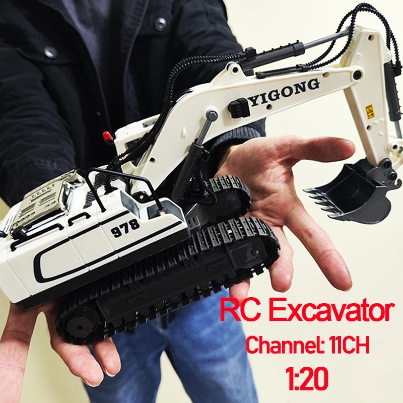 1:20 RC araba çocuk oyuncakları 2.4G uzaktan kumanda oyuncak arabalar radyo kontrol ekskavatör DAMPERLİ KAMYON buldozer elektrikli araba çocuk oyuncakları hediye
