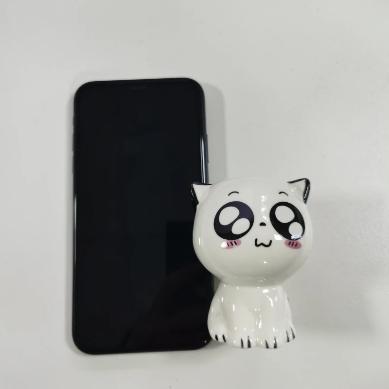 1 adet seramik saksı Mini kedi karikatür sevimli saksı bitki masaüstü kedi saksı DIY masa süslemeleri bilim eğitim okul hediyeler