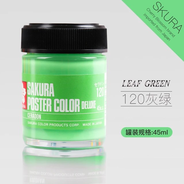 1 şişe Sakura Poster renk 30ml/45ml zamk giderme Pigment guaj boya sanatçı boyama malzemeleri çok renkli isteğe bağlı - Görsel 20