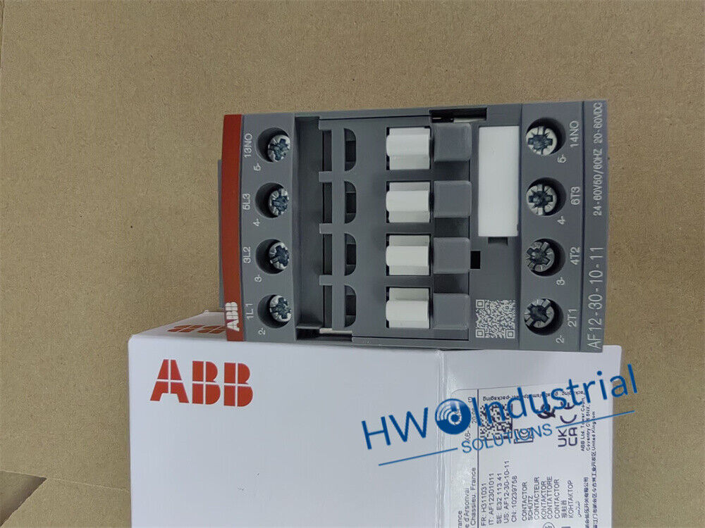 1PC New ABB AF12-30-10-11 Contactor 24-60V50/60HZ 20-60VDC