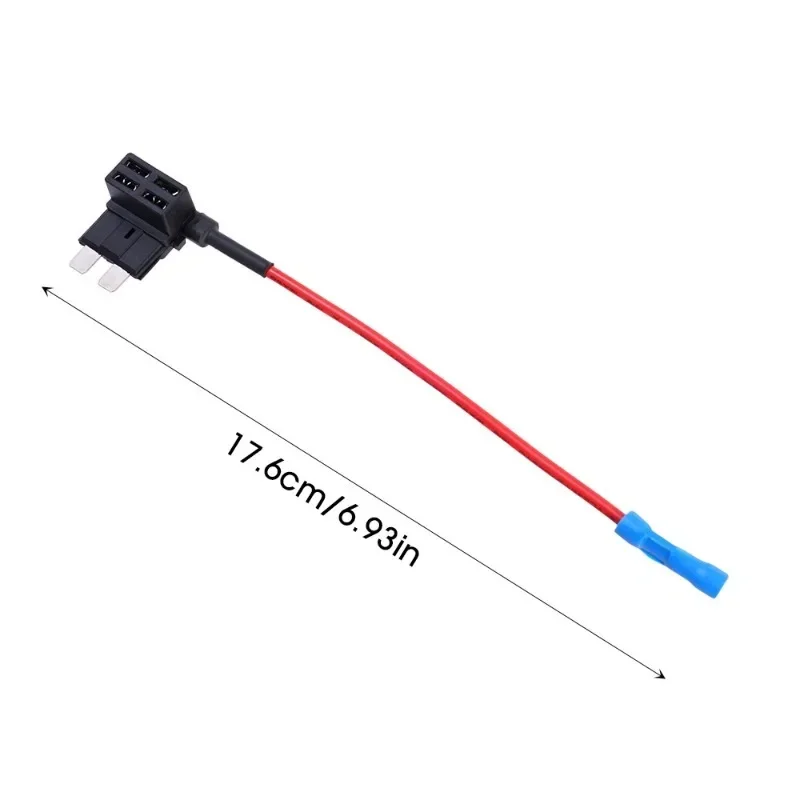 10/5 adet 12V MINI küçük orta boy araba sigorta tutucu Add-a-circuit dokunun adaptörü mikro Mini standart ATM Blade sigorta arabalar için Vans