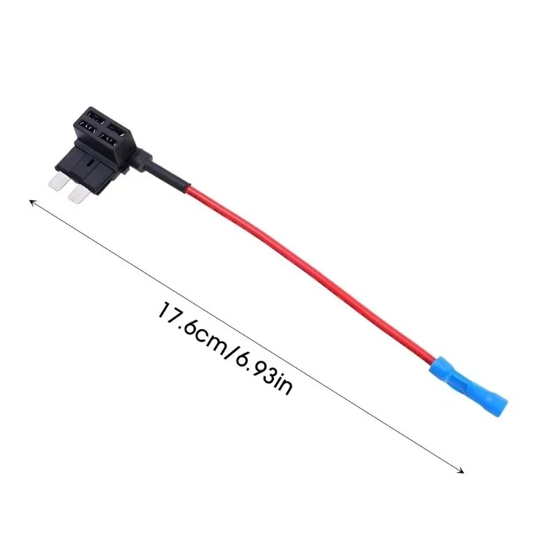 10/5 adet 12V MINI küçük orta boy araba sigorta tutucu Add-a-circuit dokunun adaptörü mikro Mini standart ATM Blade sigorta arabalar için Vans - Görsel 6