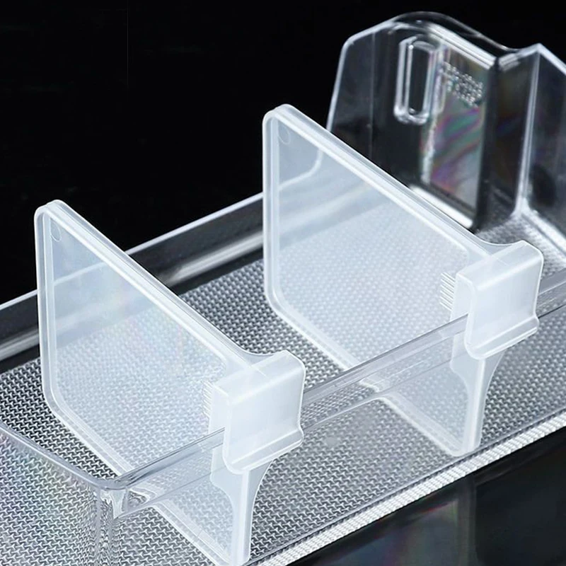 10 adet buzdolabı bölme paneli depolama geri çekilebilir plastik bölücü ayarlanabilir bölme atel mutfak şişe organizatör olabilir