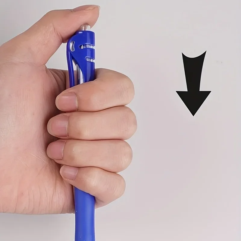 10 adet yüksek kapasiteli jel kalemler kırtasiye Kawaii yazma kalem siyah/kırmızı/mavi mürekkep 0.5mm mavi tükenmez kalem ofis okul malzemeleri