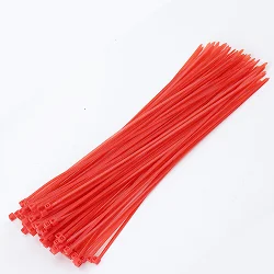 100 adet 3/4x10 0/150/200 kendinden kilitleme naylon kablo TiesPlastic Zip bağ teli bağlama Wrap sapanlar DIY kablo ajanda renkli tutturmak