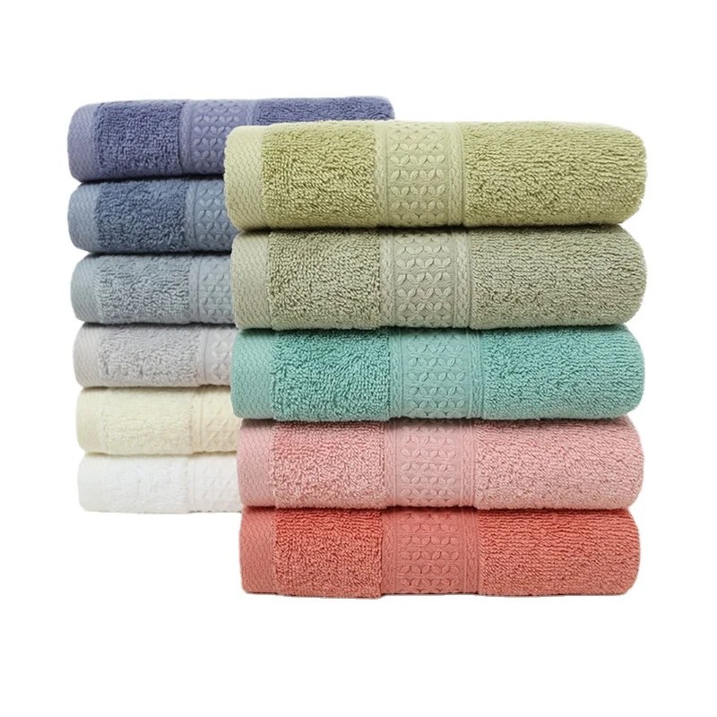% 100% pamuk 33*72cm yüz havlusu emici saf el yüz temizleme saç duş mikrofiber havlular banyo ev otel için yetişkinler için