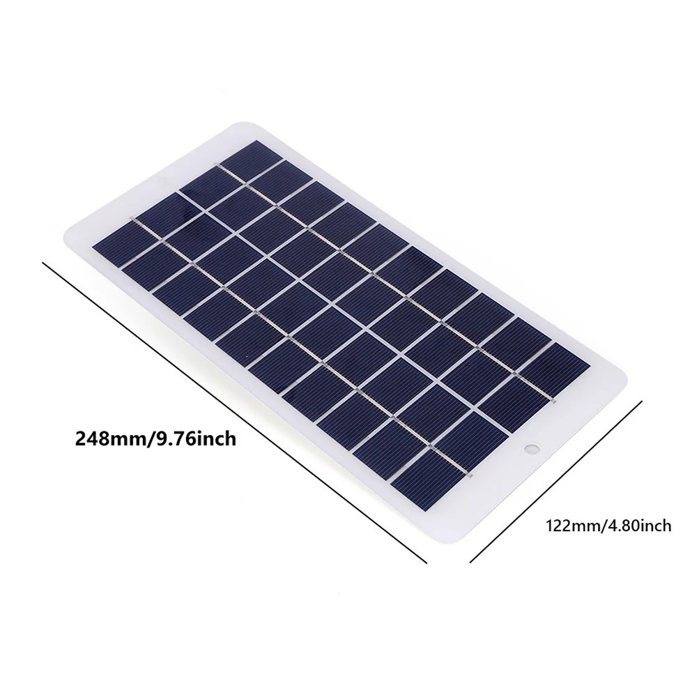 10W 5V USB GÜNEŞ PANELI şarj 900MA taşınabilir GÜNEŞ PANELI USB çıkışı cep telefonu için açık acil Mini güç sistemi - Görsel 6