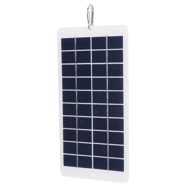 10W 5V USB GÜNEŞ PANELI şarj 900MA taşınabilir GÜNEŞ PANELI USB çıkışı cep telefonu için açık acil Mini güç sistemi