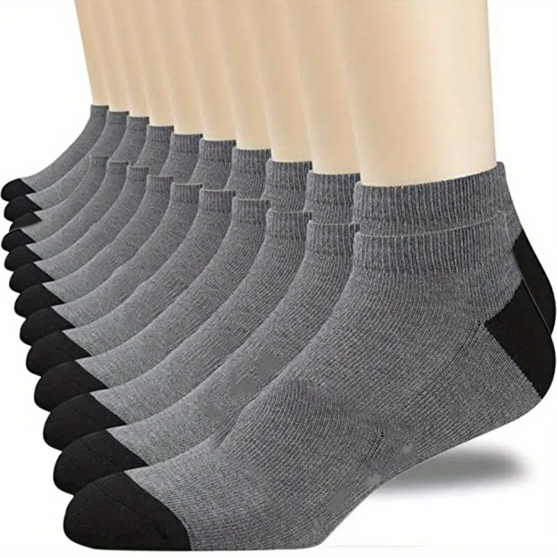 10pairs erkek moda pamuk nefes rahat ayak bileği çorap, erkek yaz çorap