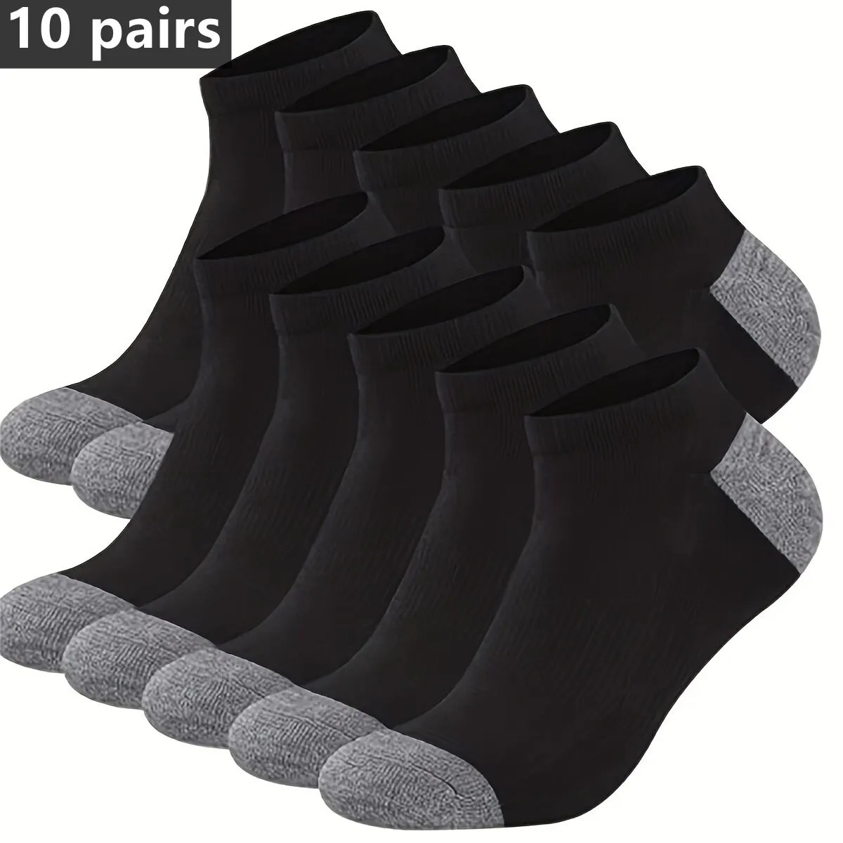 10pairs erkek moda pamuk nefes rahat ayak bileği çorap, erkek yaz çorap