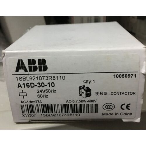 1 piece new abb A16D-30-10 contactors A16D-30-10 Free ship
