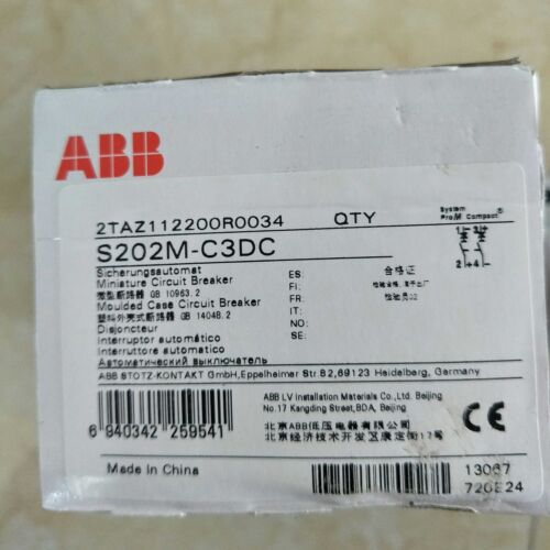 one brand new ABB S202M-C3DC S202M-C3DC Fast Shipping