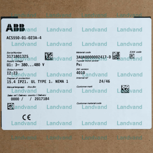 1pc new ABB Inverter ACS550-01-023A-4 380V 7.5KW in box Fast Shipping