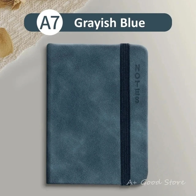 12 stil A7 Mini dizüstü taşınabilir cep not defteri Memo günlüğü planlayıcısı gündem organizatör Sketchbook ofis okul Stationery100Sheet