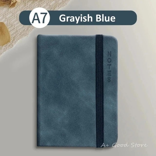 12 stil A7 Mini dizüstü taşınabilir cep not defteri Memo günlüğü planlayıcısı gündem organizatör Sketchbook ofis okul Stationery100Sheet - Görsel 8