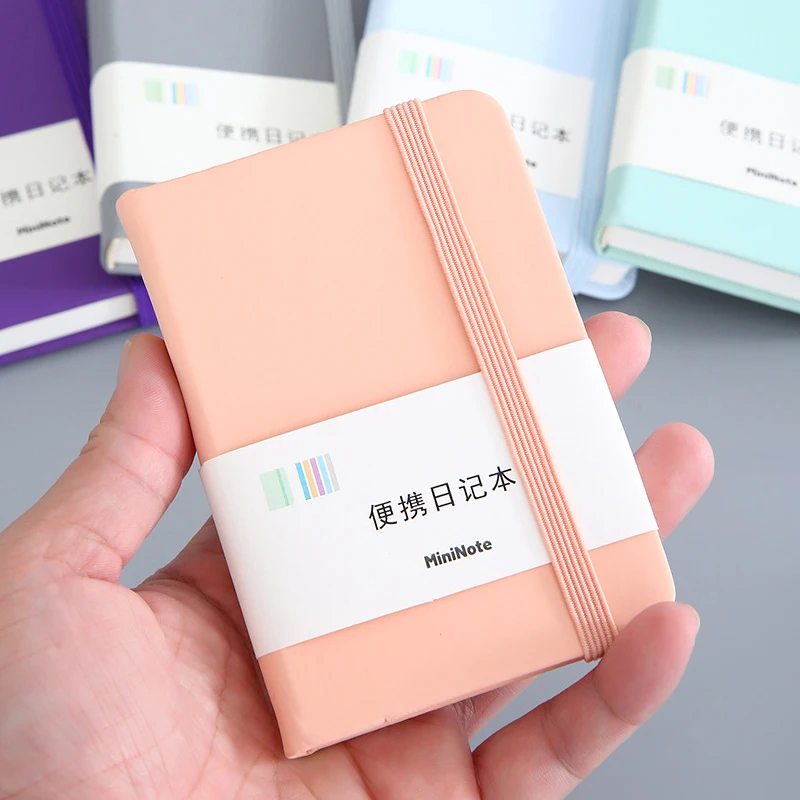 12 stil A7 Mini dizüstü taşınabilir cep not defteri Memo günlüğü planlayıcısı gündem organizatör Sketchbook ofis okul Stationery100Sheet