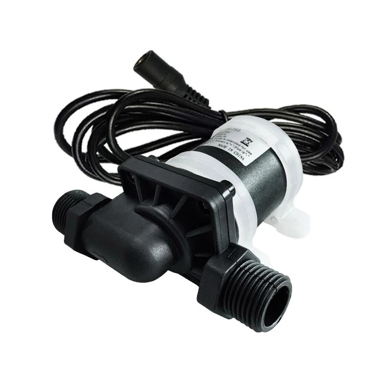 12V 24V DC çok fonksiyonlu fırçasız su pompası DC pompa takviye pompası sıcak hava su soğutmalı sirkülasyon pompası 1/2 "DN15