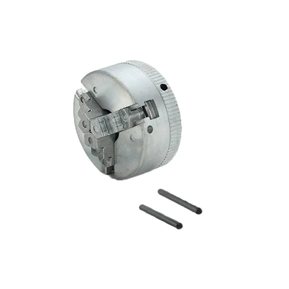 2 "45mm üç 3 çene Chuck 1.8 ~ 56mm /12 ~ 65mm Z011 sıkma Mini torna için iki kilit çubuklar M12x1mm dişli geri - Görsel 4