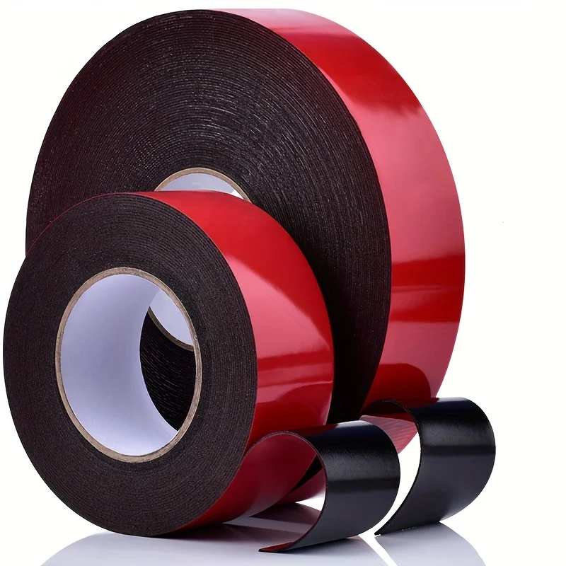 2 adet/1 adet 0.5mm-2mm kalınlık süper güçlü çift taraflı yapışkan köpük bant montaj için sabitleme pedi yapışkan