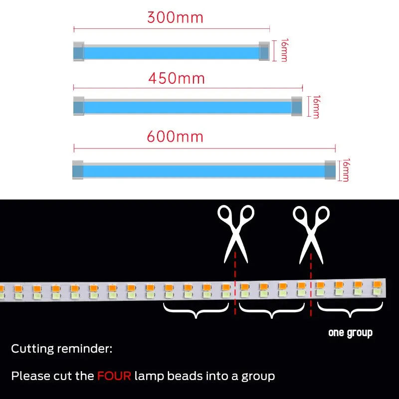 2 adet LED DRL araba gündüz koşu işık esnek su geçirmez şerit oto farlar beyaz dönüş sinyali sarı fren akış ışıkları 12V