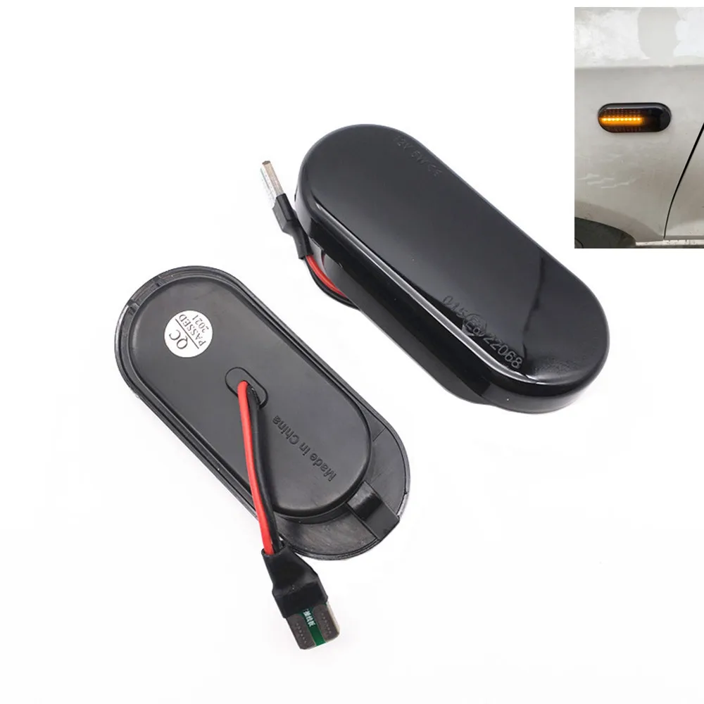 2 adet Led dinamik yan işaretleyici dönüş sinyal ışığı sıralı flaşör işık VW Golf 3 4 MK3 MK4 Passat 3BG Polo 6N Bora Bora Bora