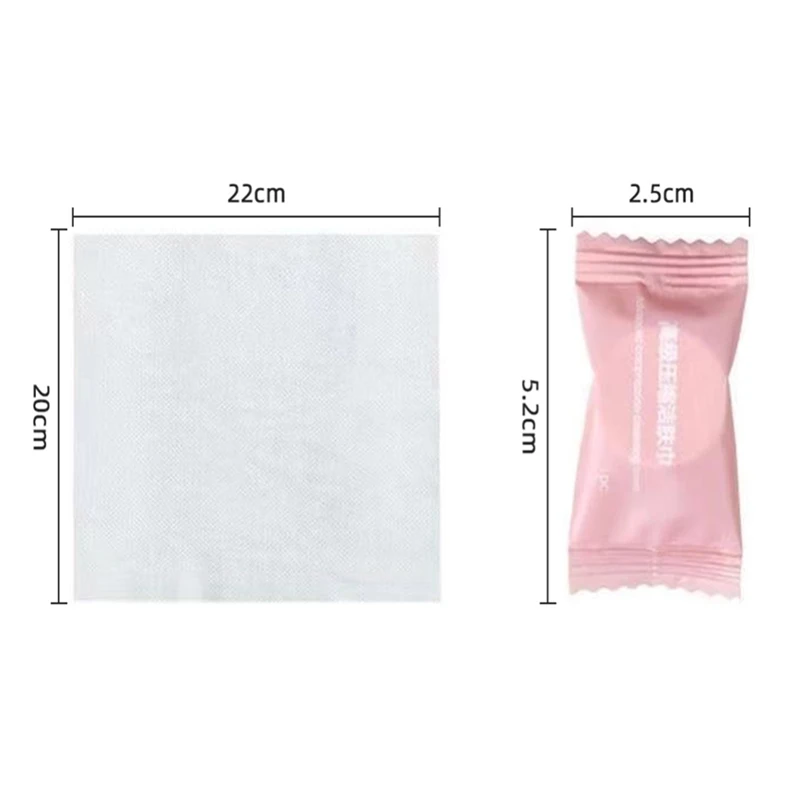 20/50 adet Mini sıkıştırılmış havlu tek kullanımlık kapsül havlu sihirli yüz bakımı Tablet açık seyahat bez mendil kağıt mendil