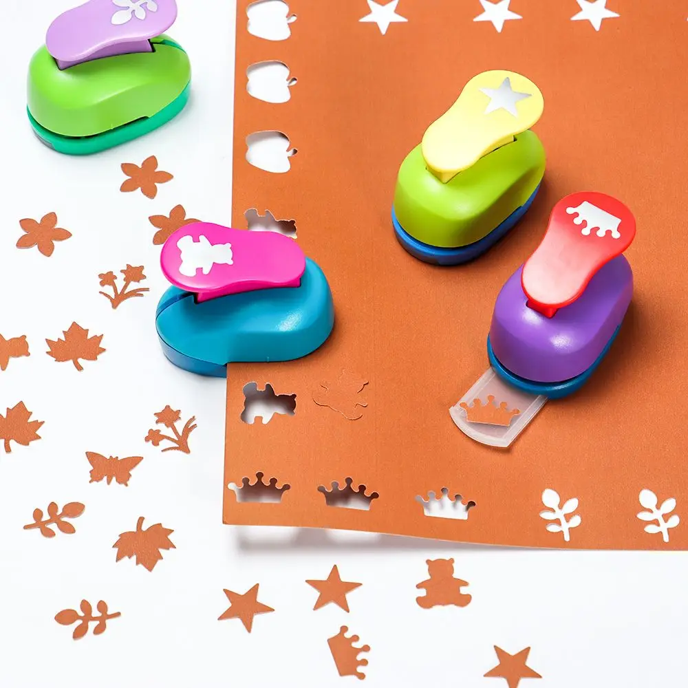 20 desenler Scrapbooking kağıt zımba el yapımı delik yumruk kağıt zanaat şekli kesici karalama defteri kart sanat kesiciler kabartma cihazı