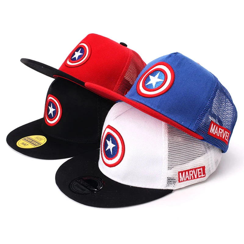 2023 Disney örümcek adam karikatür bebek şapka çocuklar beyzbol şapkası erkek kız Marvel kapaklar Snapback Hip Hop çocuk yürümeye başlayan kap ayarlanabilir 2-8Y