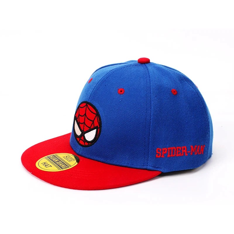 2023 Disney örümcek adam karikatür bebek şapka çocuklar beyzbol şapkası erkek kız Marvel kapaklar Snapback Hip Hop çocuk yürümeye başlayan kap ayarlanabilir 2-8Y - Görsel 5