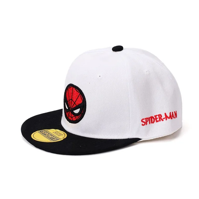2023 Disney örümcek adam karikatür bebek şapka çocuklar beyzbol şapkası erkek kız Marvel kapaklar Snapback Hip Hop çocuk yürümeye başlayan kap ayarlanabilir 2-8Y