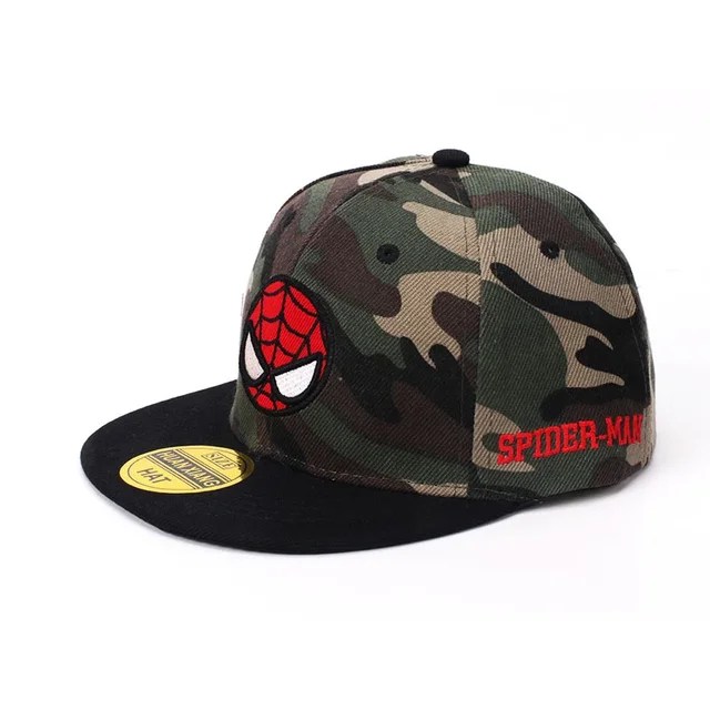 2023 Disney örümcek adam karikatür bebek şapka çocuklar beyzbol şapkası erkek kız Marvel kapaklar Snapback Hip Hop çocuk yürümeye başlayan kap ayarlanabilir 2-8Y - Görsel 13