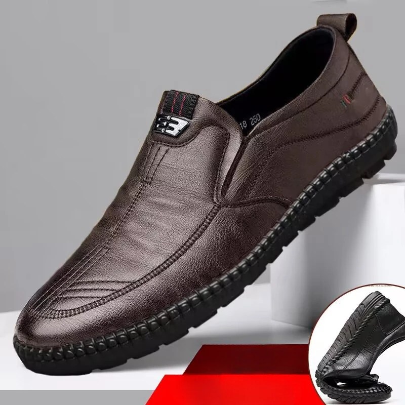 2023 moda erkek ayakkabıları iş elbise ayakkabı erkekler giymek erkek ayakkabıları kaymaz sürüş ayakkabısı erkekler deri ayakkabı ücretsiz kargo