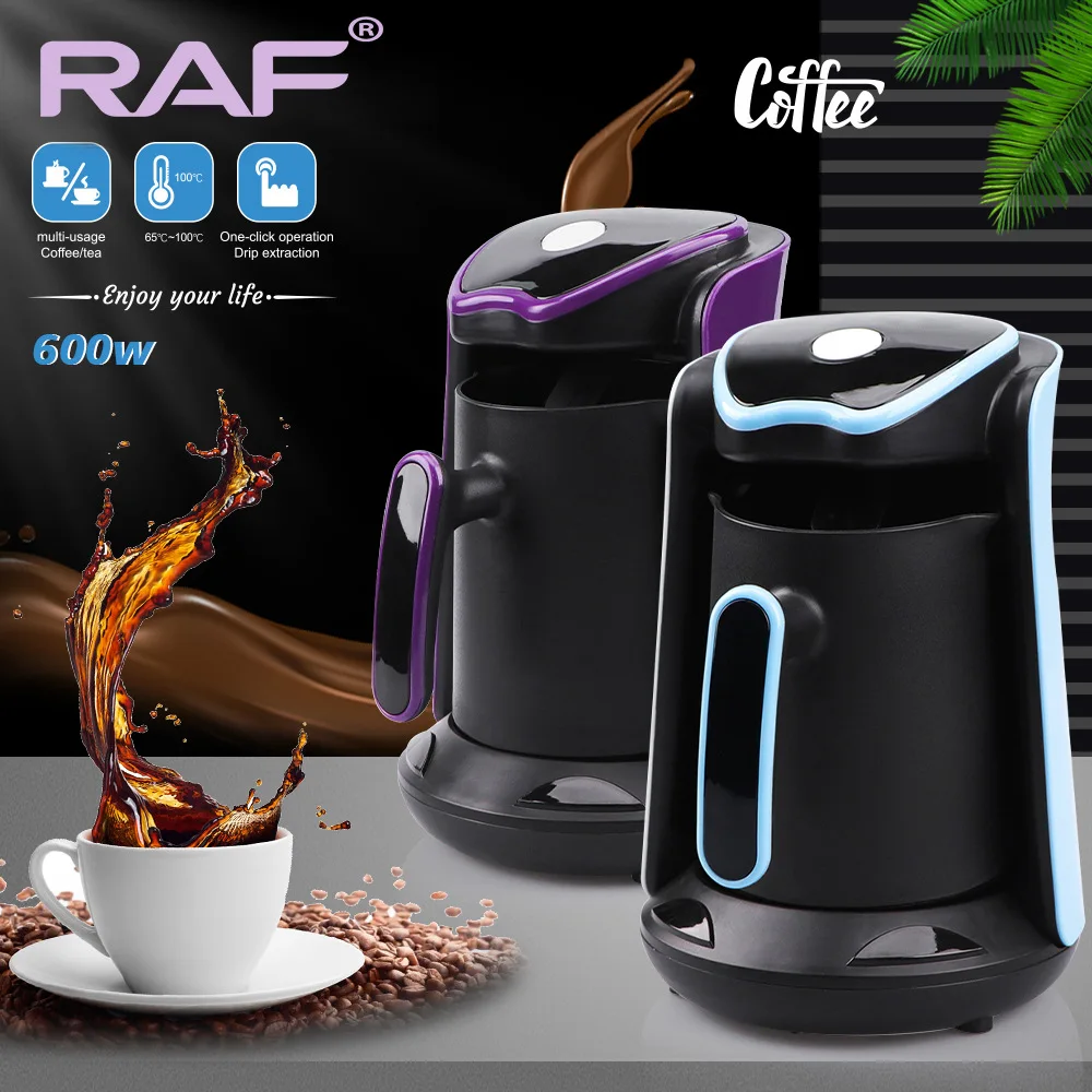 2023 türk kahve makinesi elektrikli Pot 600W zemin kahve makinesi fincan termal kahve kapsülleri kahve makinesi süt Cappuccino için