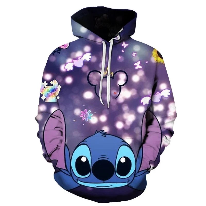 2023 yeni Disney Disney Dizi Anime moda erkek dört mevsim 3D baskı çocuk Hoodie kadın sokak tarzı Hoodie