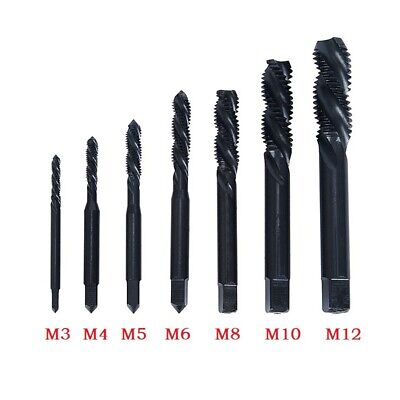 Machine Screw Thread Nitriding Spiral Tap Parts Durable HSS Plug Tap Drill Set - Görsel 1