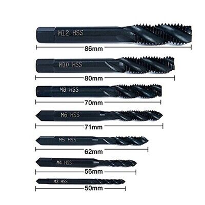 Machine Screw Thread Nitriding Spiral Tap Parts Durable HSS Plug Tap Drill Set - Görsel 4