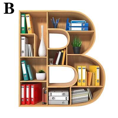B Book Lovers Alphabet Bookshelf Christmas Pendant Ornament Hanging Decor New