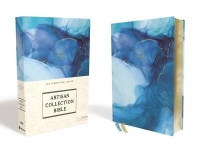 Niv, Artisan Collection Bible, Cloth Over Board, Blue, Art Gilded Edges, Re ...