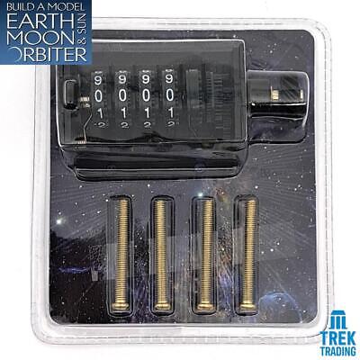 Build A Model Earth Moon and Sun Orbiter Tellurion Parts Set 69 Gear & Space Set - Görsel 3