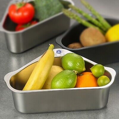 Kitchen Sink Storage Rack Stainless Steel Accessory Container Brand New