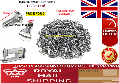 BROTHER LOCKSTITCH PRESSER FOOT SCREW (2 PIECE) INDUSTRIAL SEWING MACHINE PART