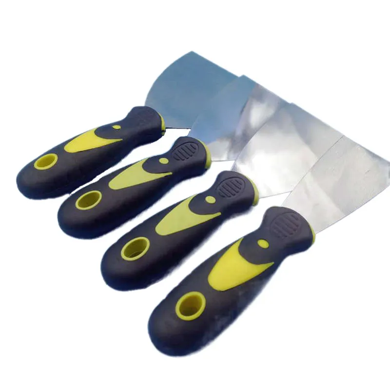 1 adet 5/6 inç paslanmaz çelik macun bıçak Spatula kazıma macun boya aracı alçı kürek temizleme Spatula inşaat aracı - Görsel 5