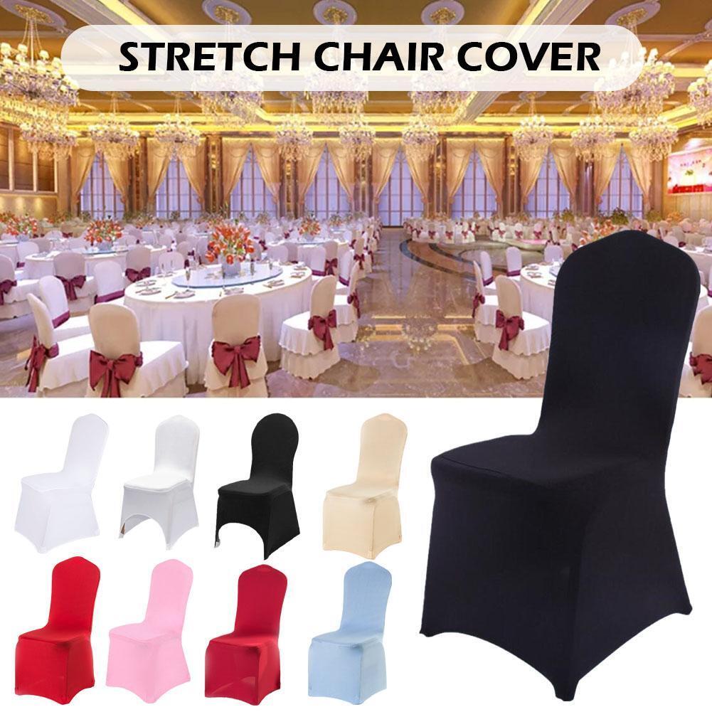 Wedding Chair Covers Spandex Stretch Slipcover For Restaurant Banquet Z2Y1