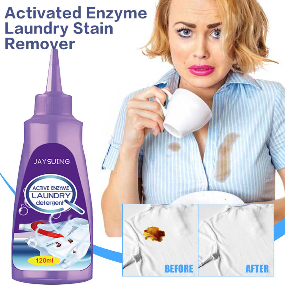 3X Active Enzyme Clothing Stain Removal Agent, Active Enzymatic Laundry Cleaning - Görsel 2