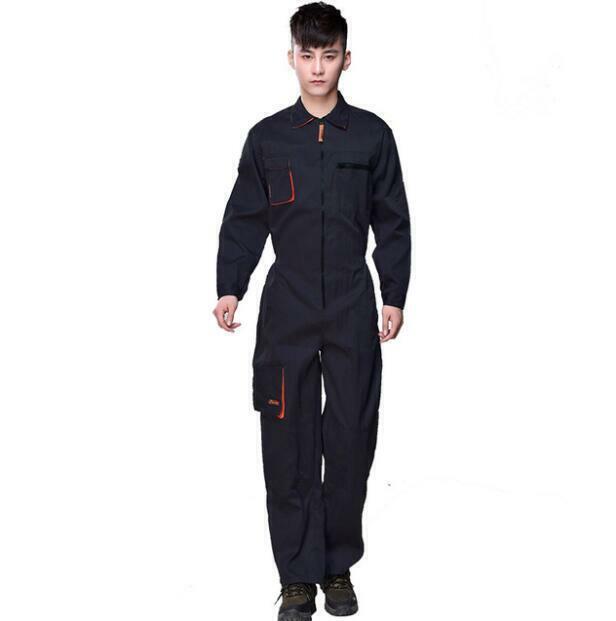 Mens Workwear Overalls Suit Mechanics Boilersuit Repair Work Clothes Coveralls