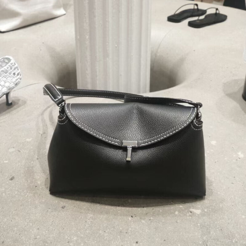 Toteme Cowhide Flap Tote Bag Cross-body Bag