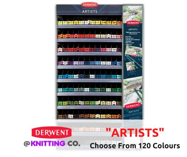 Derwent "Artists" Colour Pencil Singles - 72 Colours (Core Tin Range)