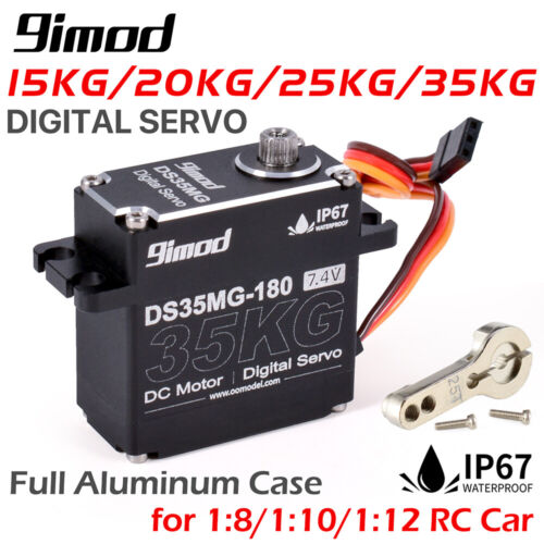 35kg High Torque Servo Motor Metal Gear Steering Servo for 1/10 RC Crawler Car