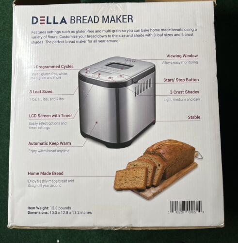 Della 032-BMK-301 Stainless Steel Bread Maker Machine - Görsel 3